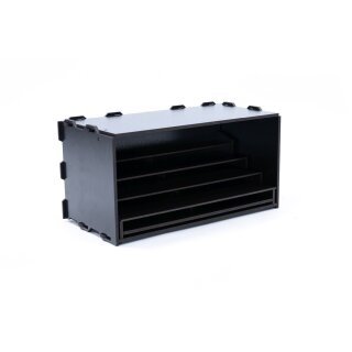 Black Paint Rack: Farbregal ausziehbar (Tribüne)
