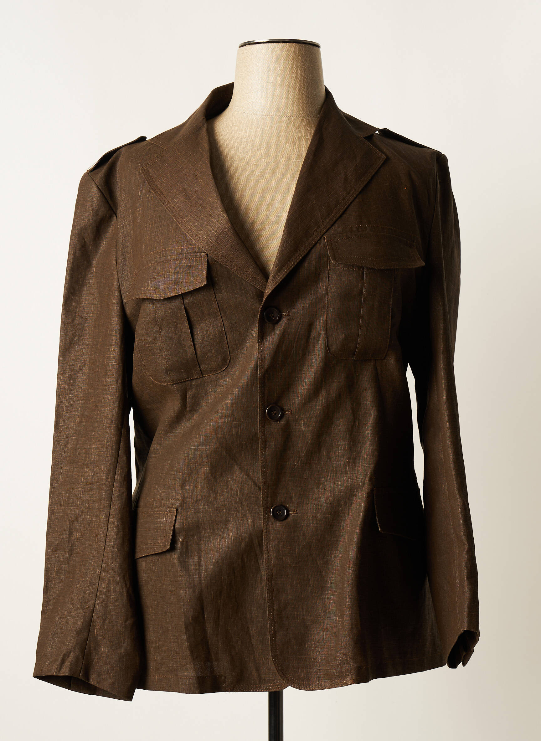Izac Manteaux Courts Femme couleur marron