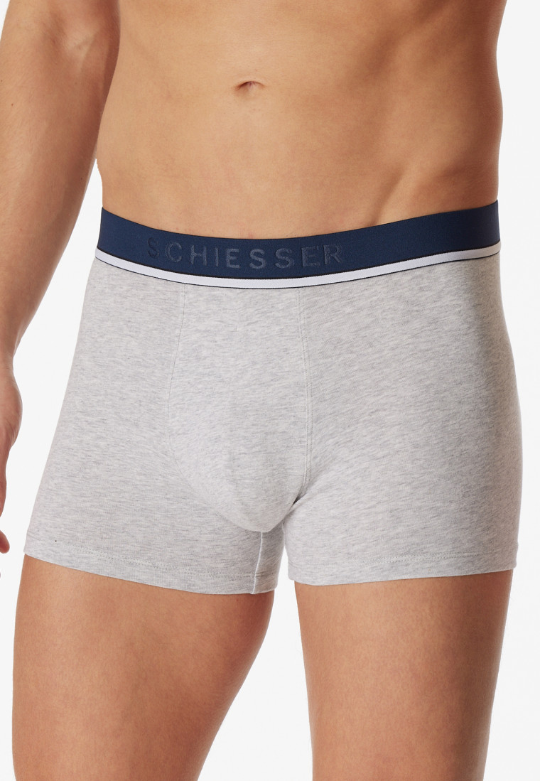 Shorts 3er-Pack Organic Cotton Webgummibund mehrfarbig - 95/5