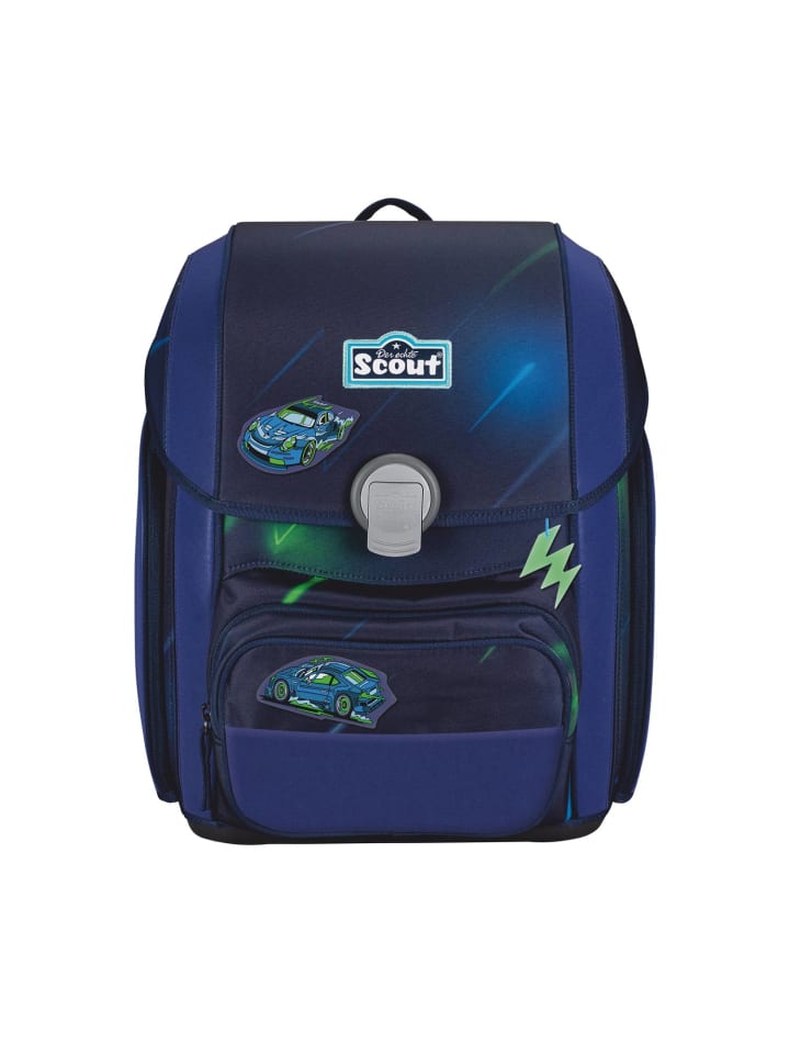 Scout Scout Genius Schulranzen-Set 4 teilig Exklusiv Superflash City Lights günstig kaufen onesize