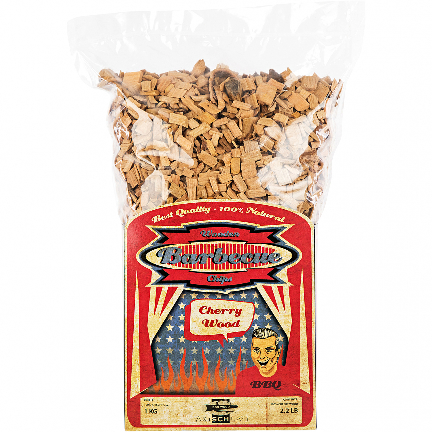 Axtschlag Räucherchips Cherry – Wooden Barbecue Chips Cherry