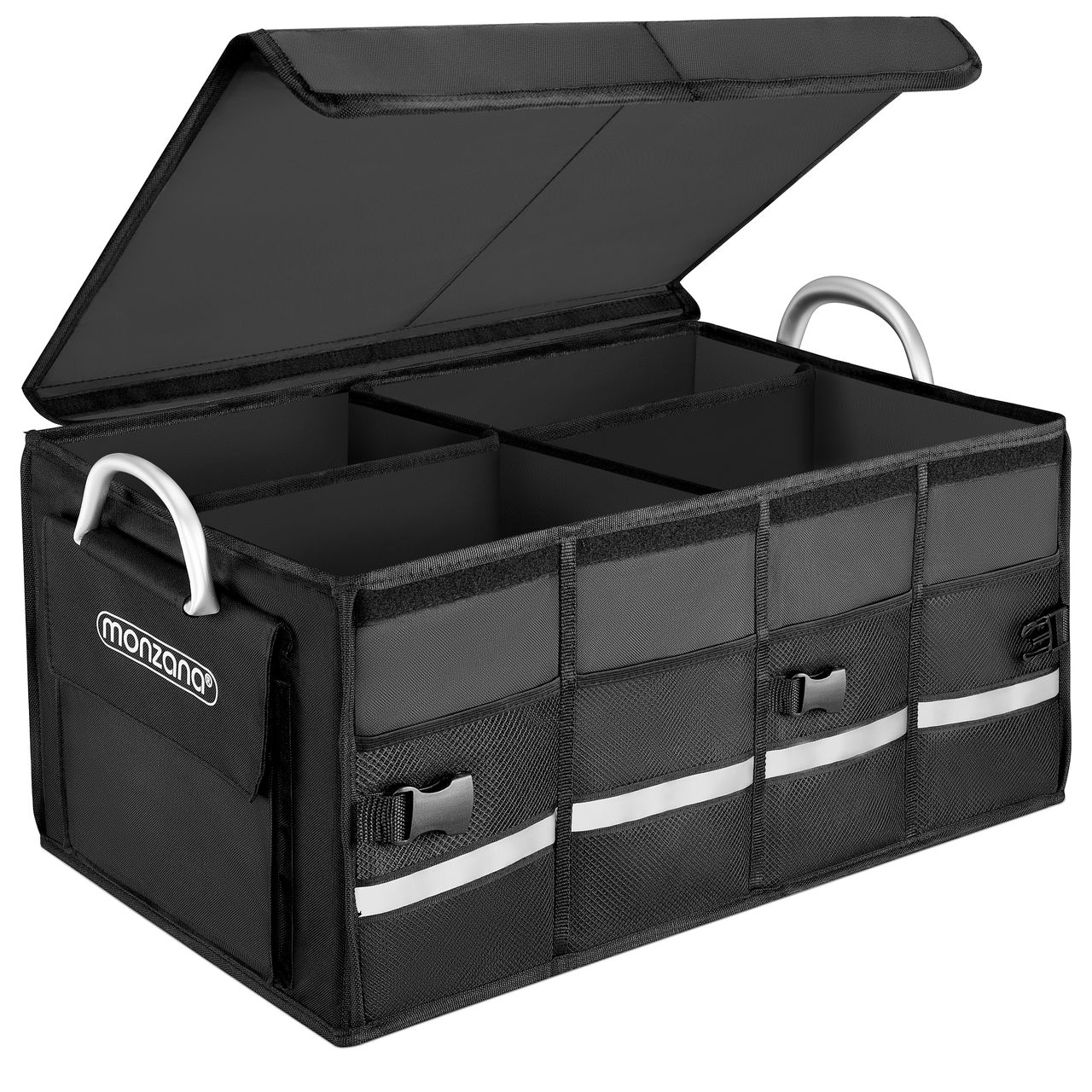 Casaria monzana® Kofferraumtasche Schwarz 60x35x30cm