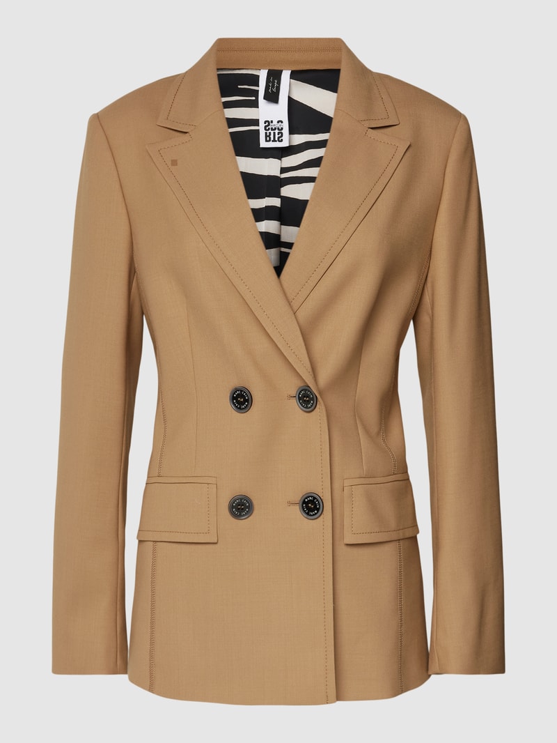 Blazer mit Reverskragen in camel