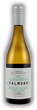 Valmoro Verdejo Sauvignon Blanc Rueda Bodegas, Ruedo, Verdejo, Sauvignon Blanc, DO, Trocken, 2022, Rueda  Valmoro Verdejo Sauvignon Blanc Rueda Bodegas, Ruedo, Verdejo, Sauvignon Blanc, DO, Trocken, 2022, Rueda   Jahrgang 2022 - 0,75	 Liter - Vol 13%
