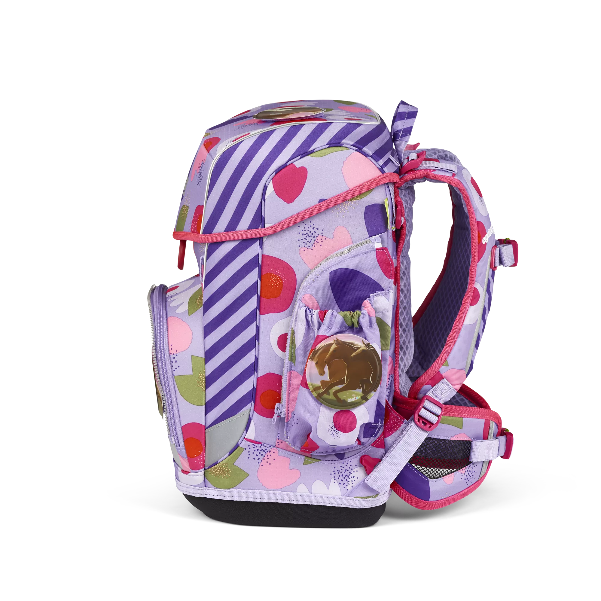 ergobag Schulranzen-Set Blütenzaubär