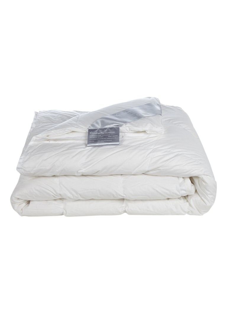 Couette duo Vandyck Superior en satin de coton garnie de duvet