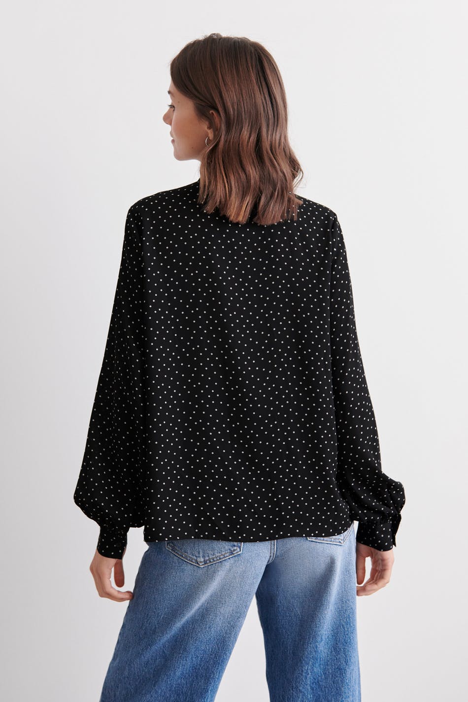 Dolly tie neck blouse