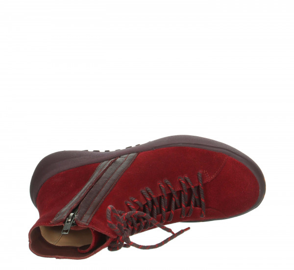 KUSABI Sneaker high - Merlot/Kombi