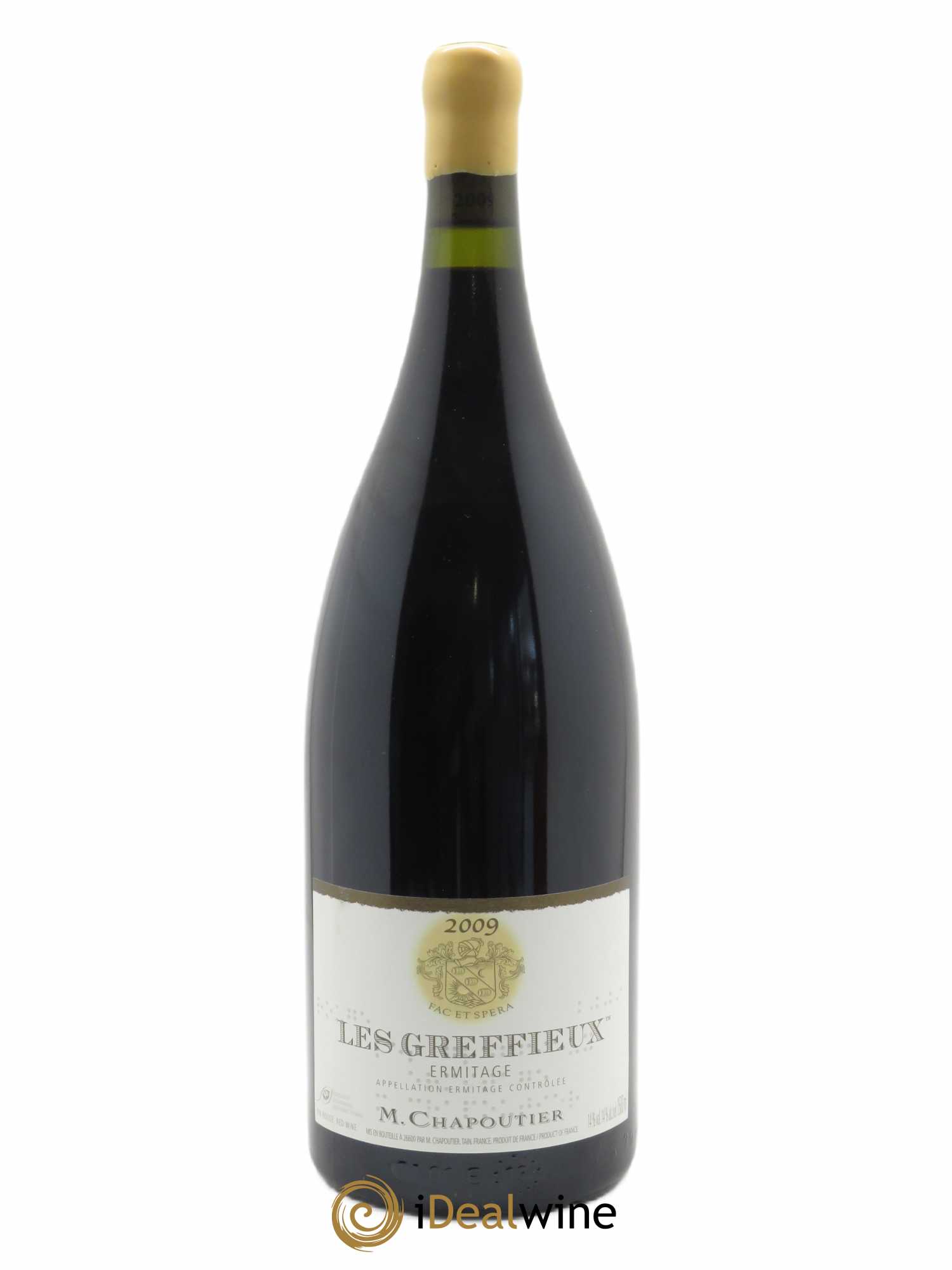 Hermitage Ermitage Les Greffieux Chapoutier  2009 - Lot de 1 Magnum