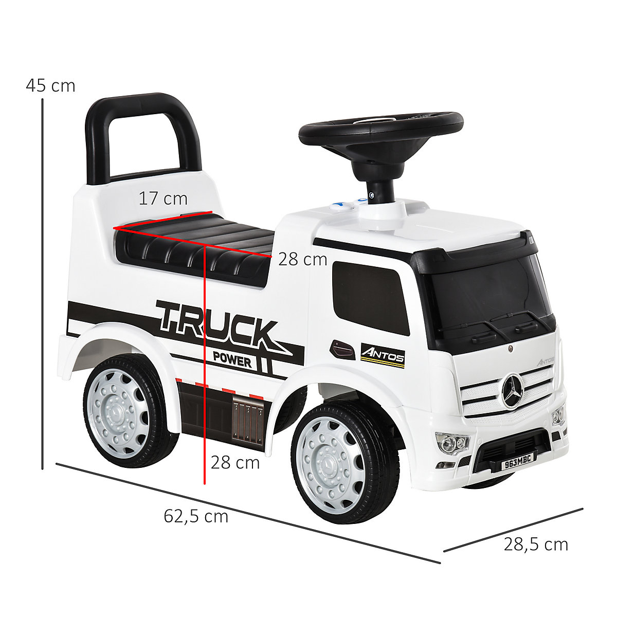 Rutscherfahrzeug als LKW