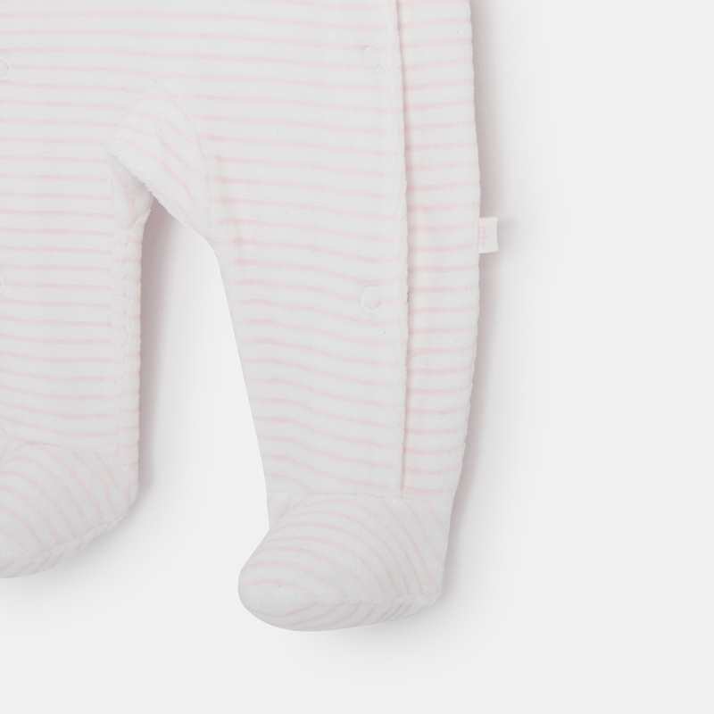 Pyjama bébé en velours rose Absorba