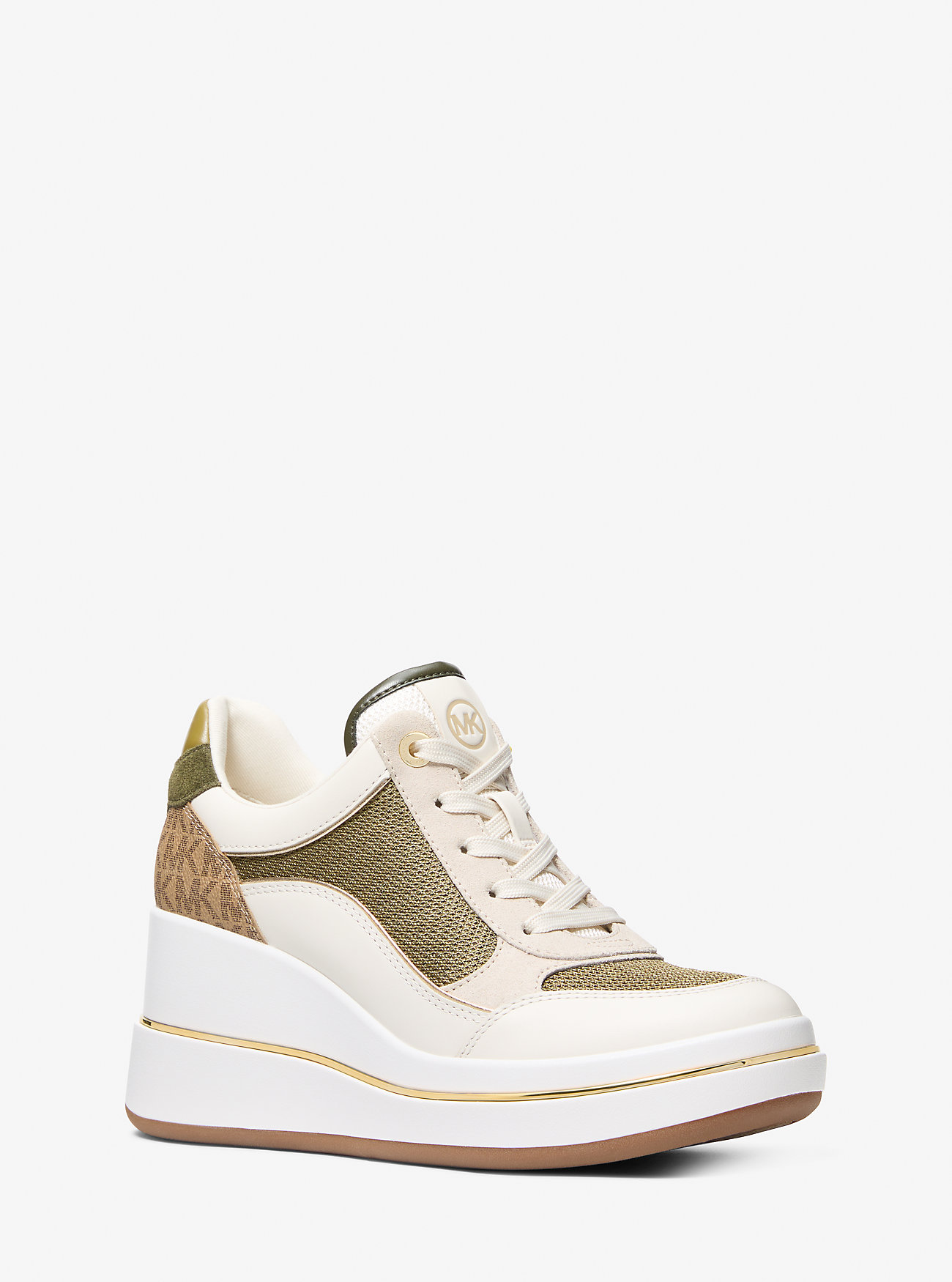 Scarpe da ginnastica con zeppa in pelle di vitello Emmy - HUSK MULTI