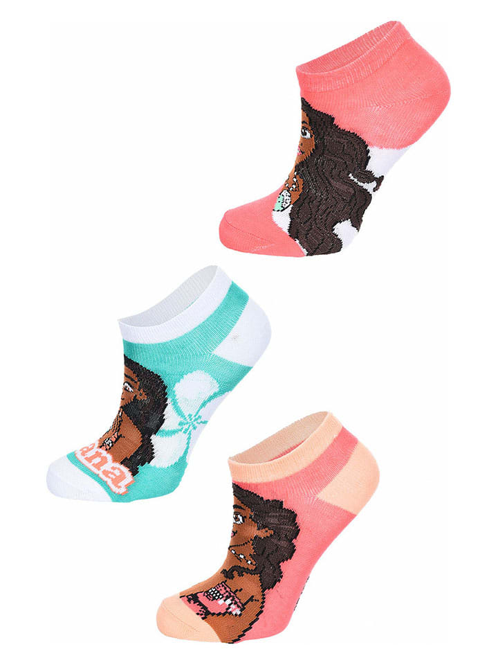 Disney Vaiana 3er-Set: Socken 
