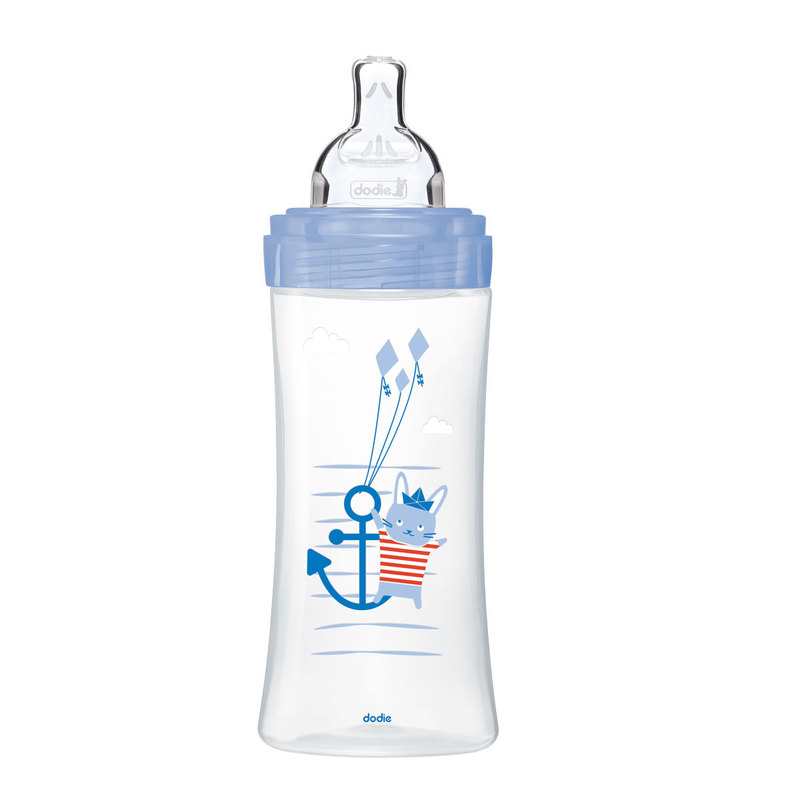 Biberon 6+ mois débit 3 330 ml anti colique Mer Dodie