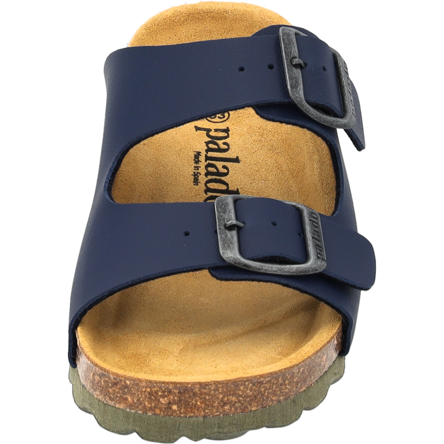 Palado Kids Korfu B Basic, Pantoletten, Kinder, Dunkelblau/Khaki