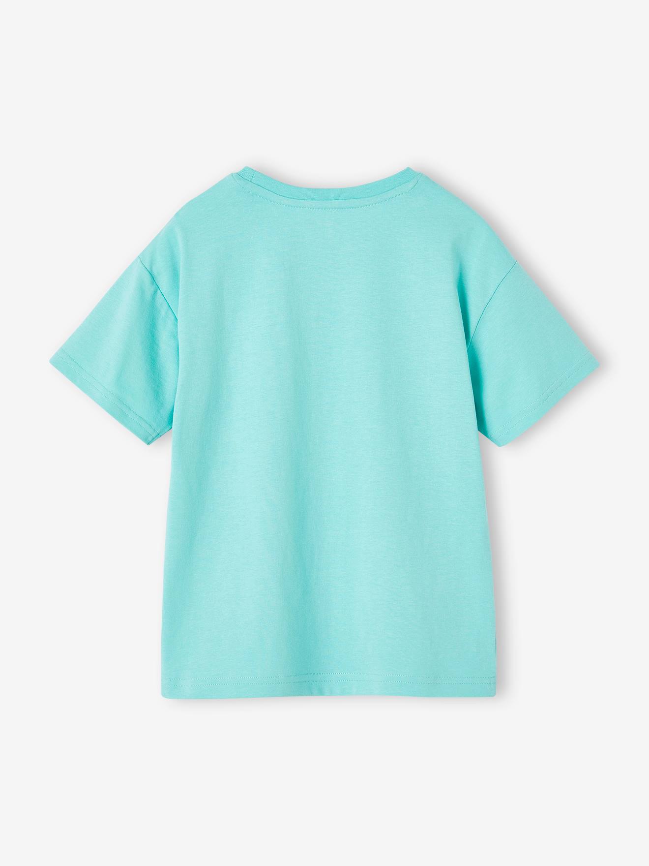 Vertbaudet Jungen T-Shirt mit Urlaubsmotiv - mandarine