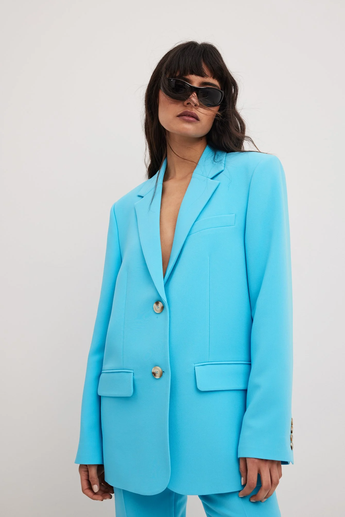 Blazer mit Oversize-Passform