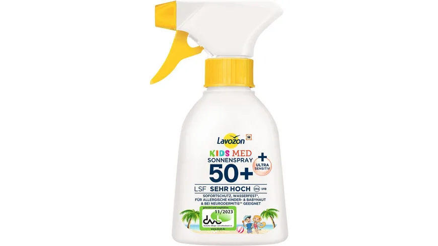 LAVOZON Kids MED Sonnenspray LSF 50+ 200 ml