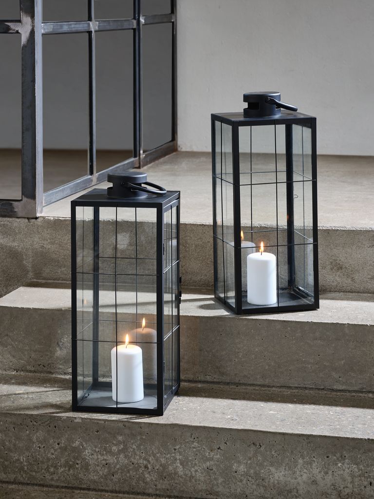 Lanterna VILLADS VILLADS L20xD20xH50cm preta