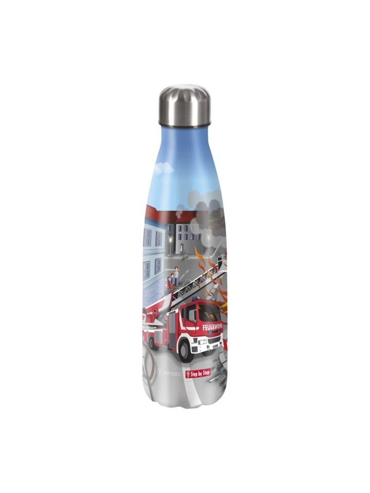 Step by Step Edelstahltrinkflasche in Fire Engine Brandon, Edelstahl günstig kaufen 28