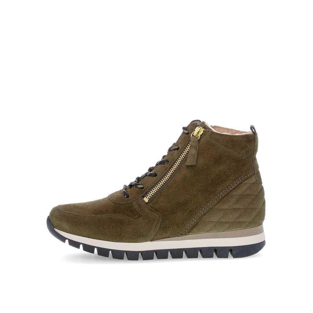 Gabor comfort Schnürstiefelette grün