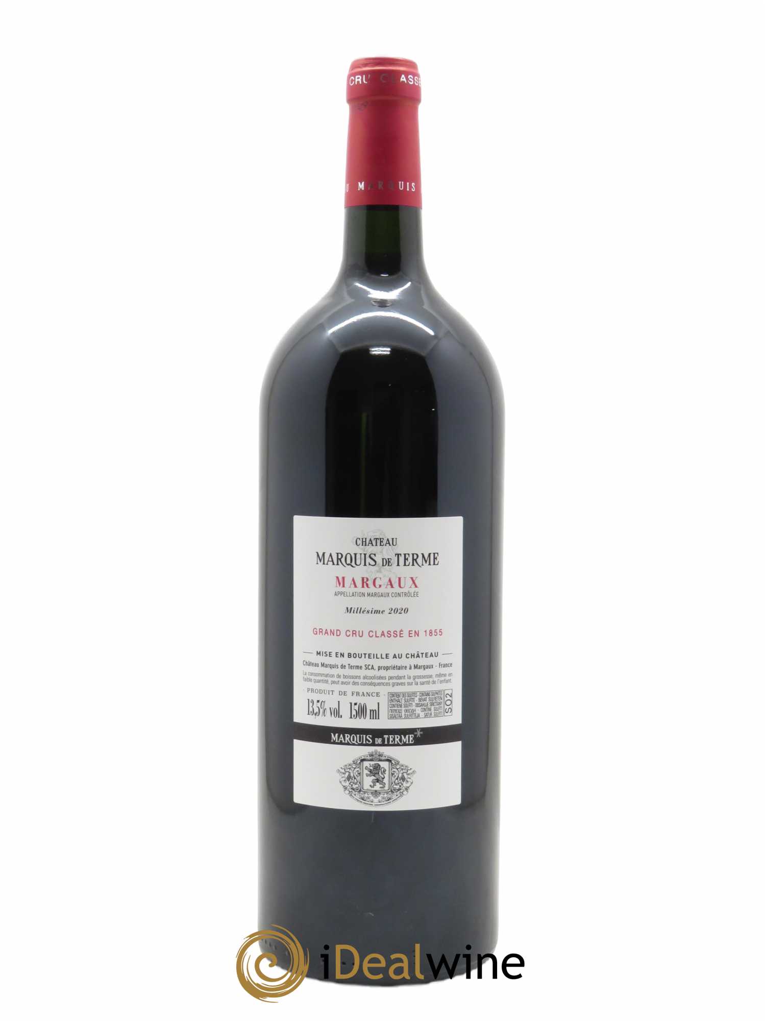 Château Marquis de Terme 4ème Grand Cru Classé (CBO à partir de 6 MG) 2020 - Lot de 1 Magnum