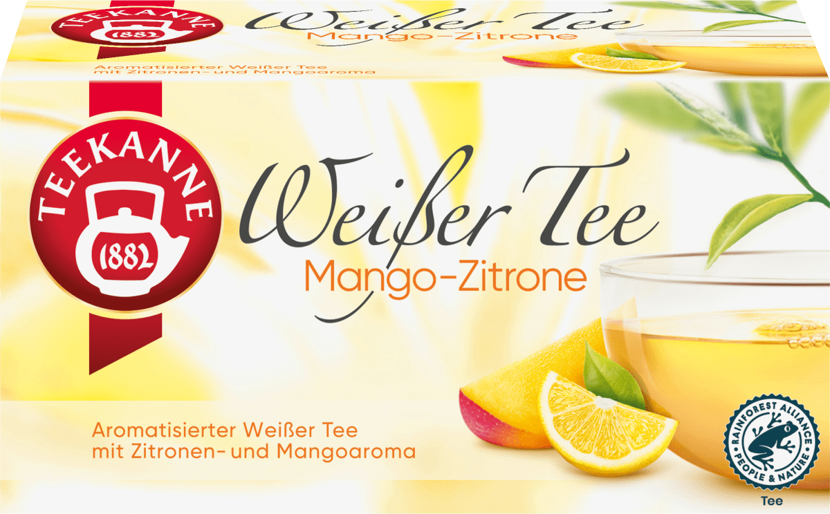 Weißer Tee Mango, Zitrone (20 Beutel), 25 g