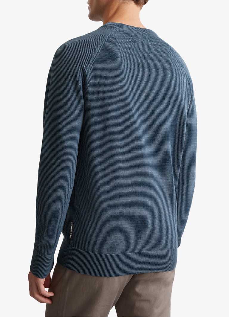 Marc O'Polo Fine-knit organic cotton sweater with round neck