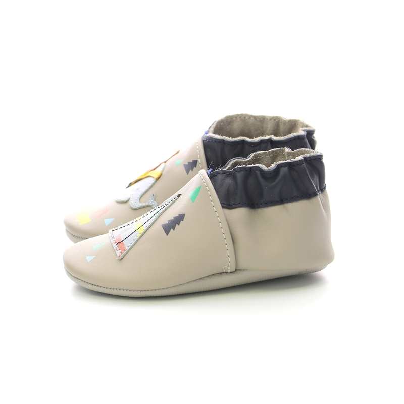 Chaussons cuir Elefant Camp