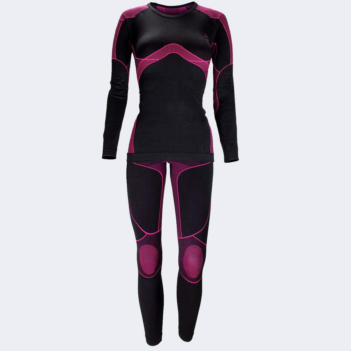 Black Snake Pink Damen Funktionsunterwäsche Set