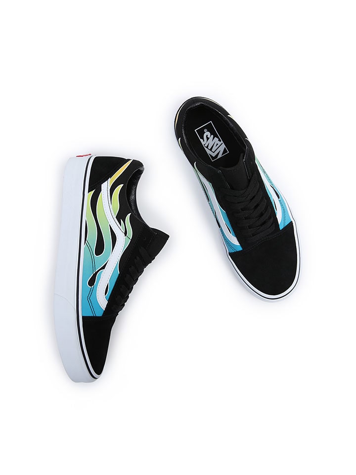 Vans Leder-Sneakers in Schwarz günstig kaufen
