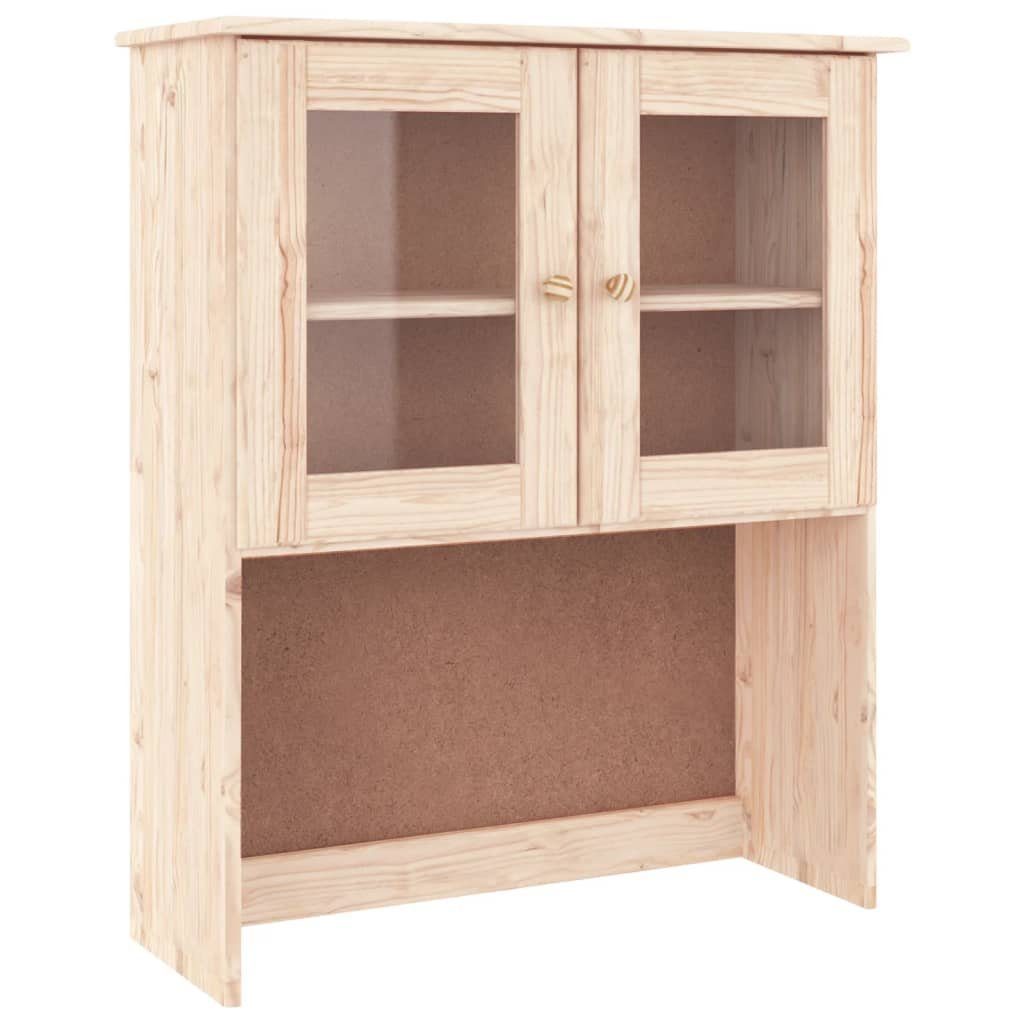 vidaXL Sideboard Sideboard-Aufsatz ALTA 77x30x92 cm Massivholz Kiefer (1 St)