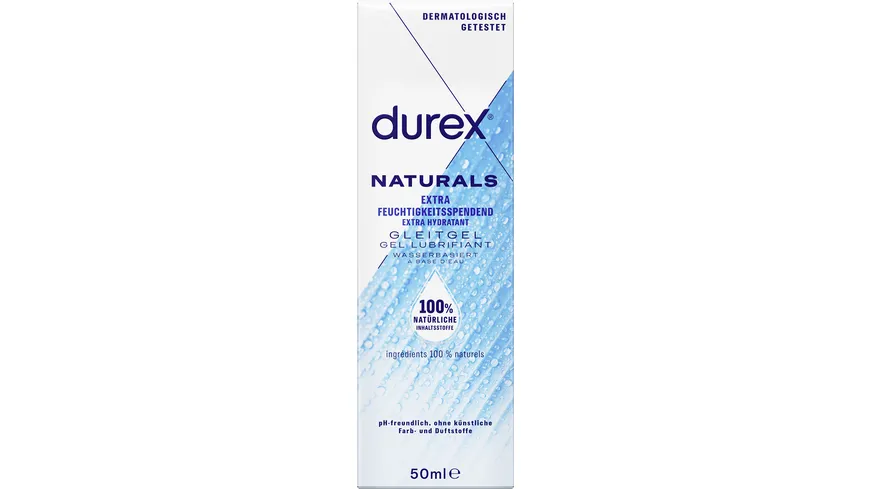 Durex Gleitgel Naturals Extra Feuchtigkeitsspendend