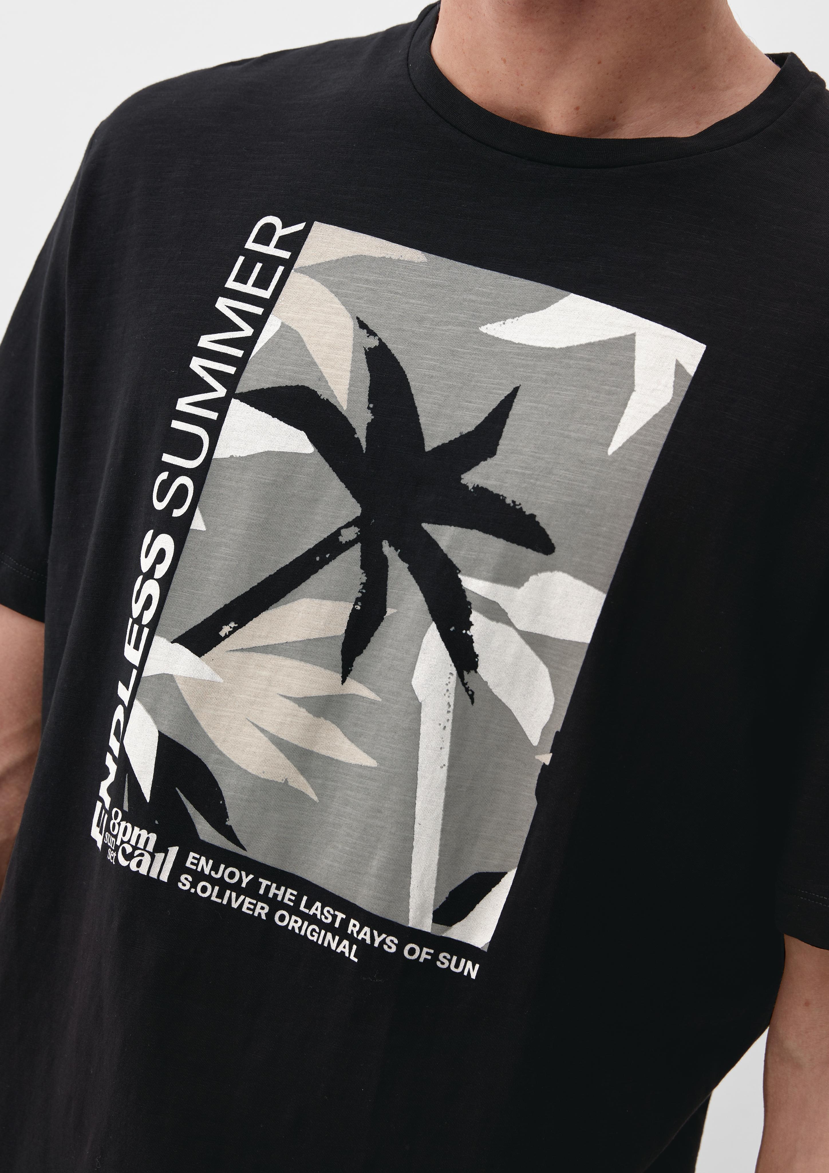 T-Shirt mit Frontprint  2131376-99D1