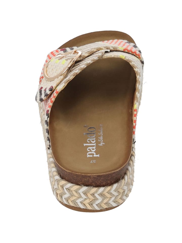 palado Plateau-Pantoletten in Beige günstig kaufen