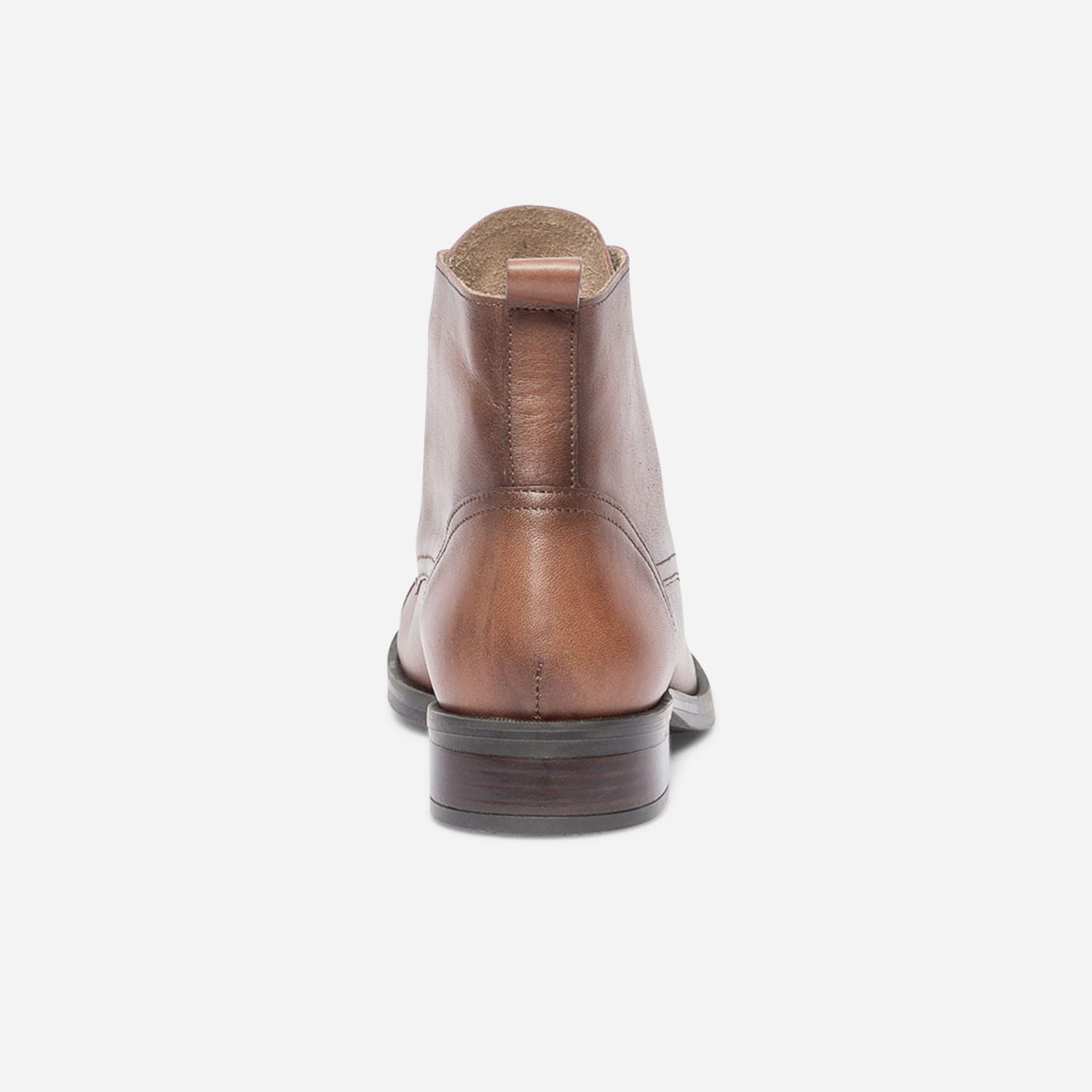 Bottine ERAM FLEX cognac en cuir éco-conçu