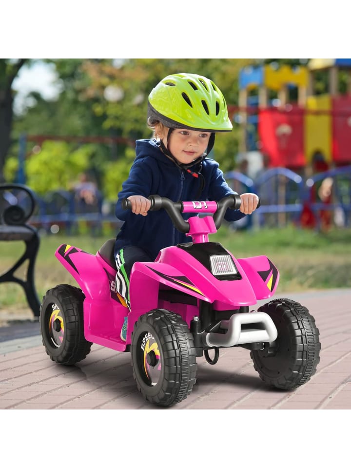 COSTWAY 6V Elektro Quad ab 3 Jahren in Rosa günstig kaufen 40 cm