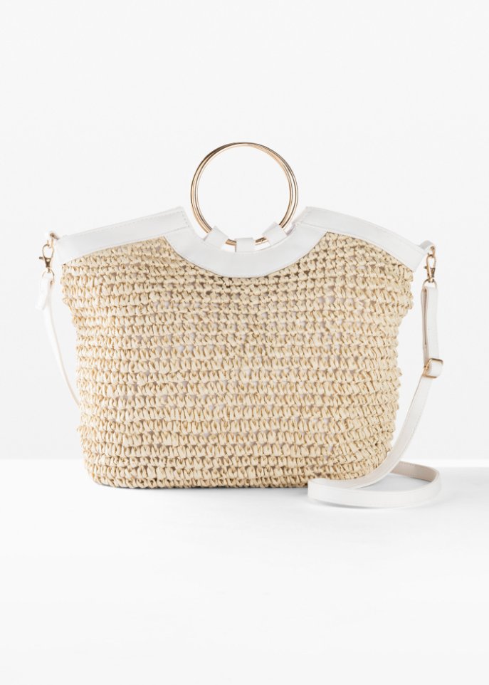 Strohhandtasche