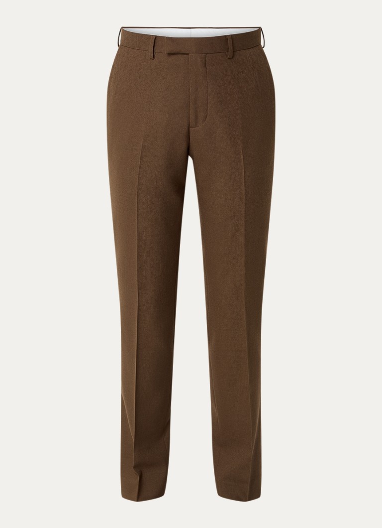 Pantaloni slim fit Sandro din lână elastică