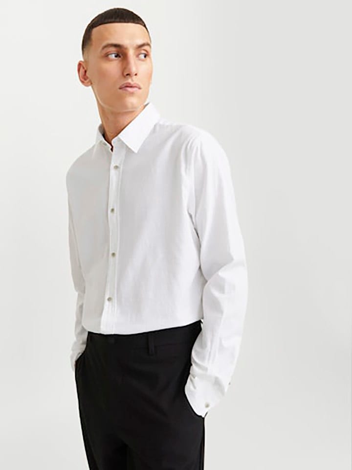 Jack & Jones Hemd in Weiß günstig kaufen