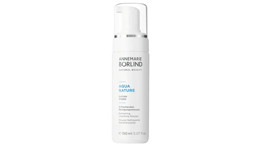 ANNEMARIE BÖRLIND AQUANATURE Erfrischendes Reinigungsmousse 150 ml