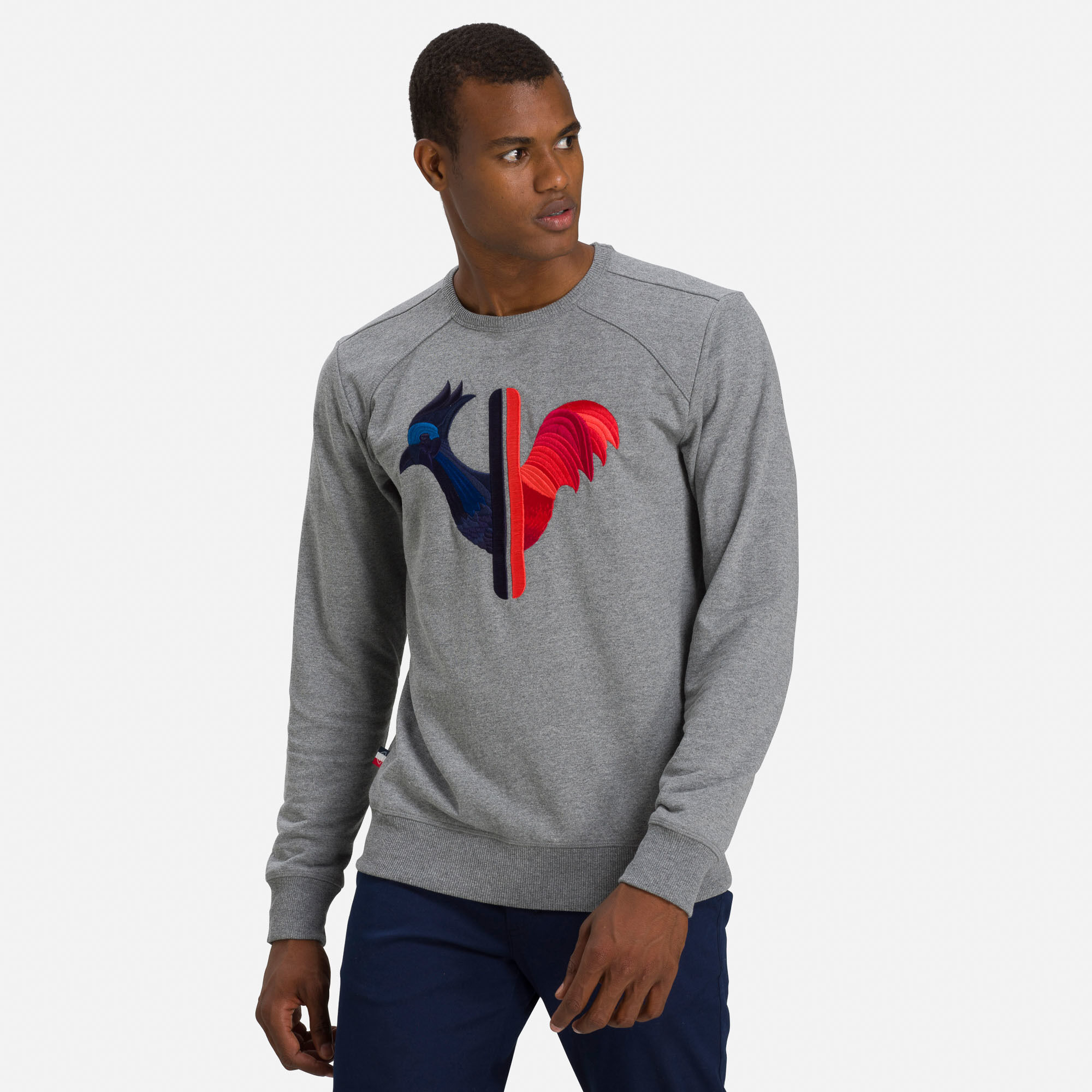 Sweat brodé Rooster Homme