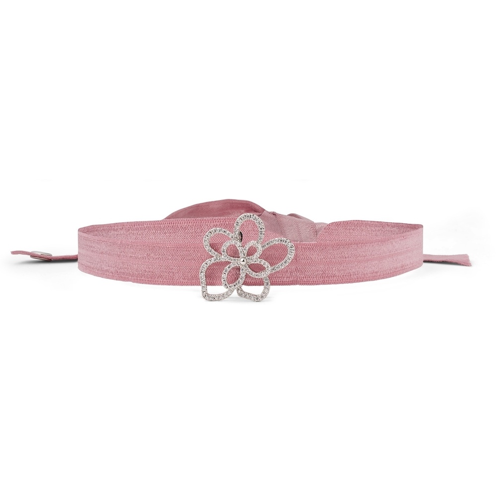 Pippa&Jean Choker tendance Laiton Oxyde de zirconium (CZ) en Argent collier