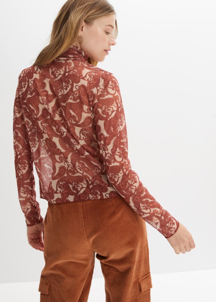 Bedrucktes Meshshirt