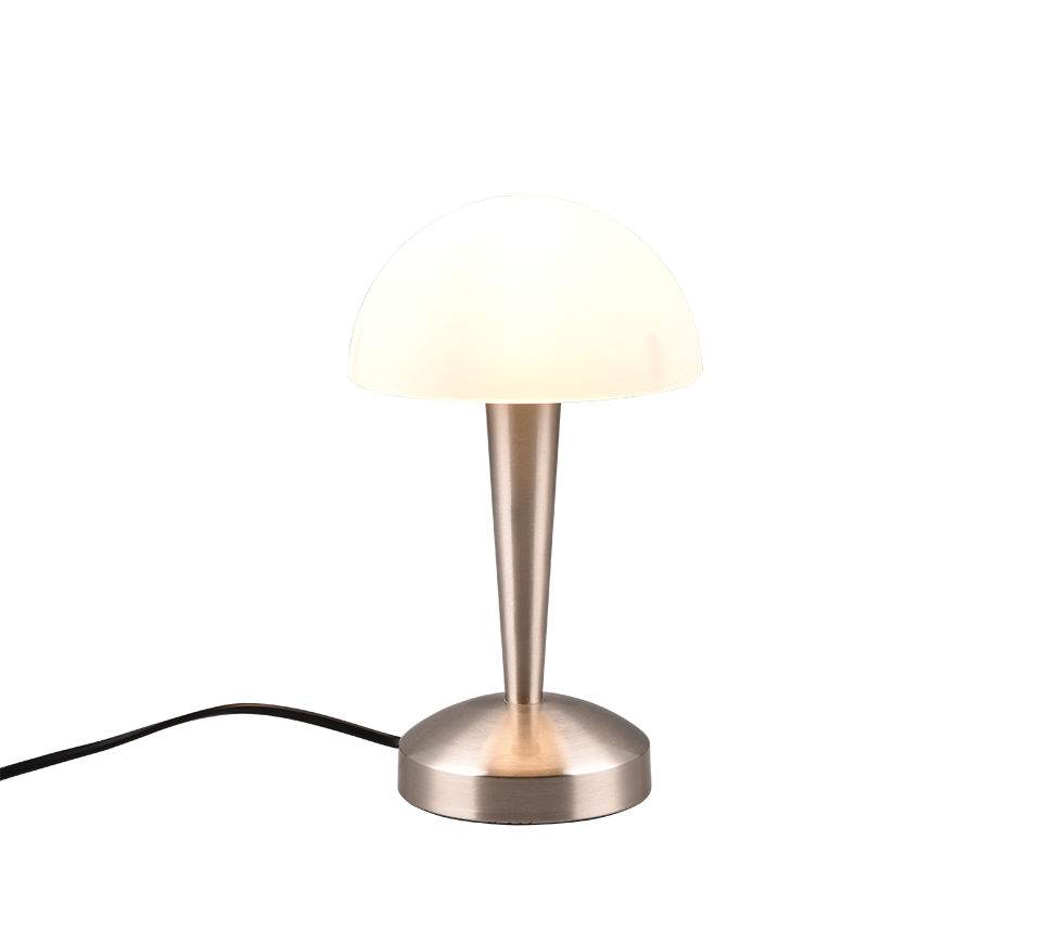 Reality Leuchten LED Tischlampe Canaria Nickel