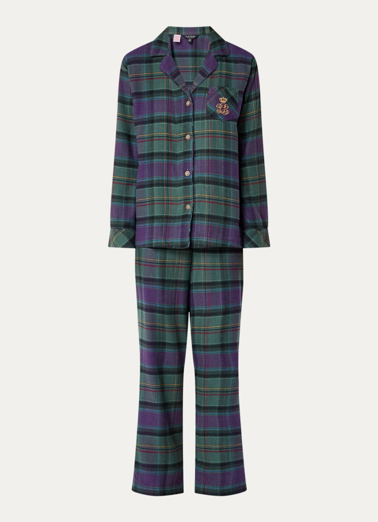 Set de pijamale în carouri Ralph Lauren