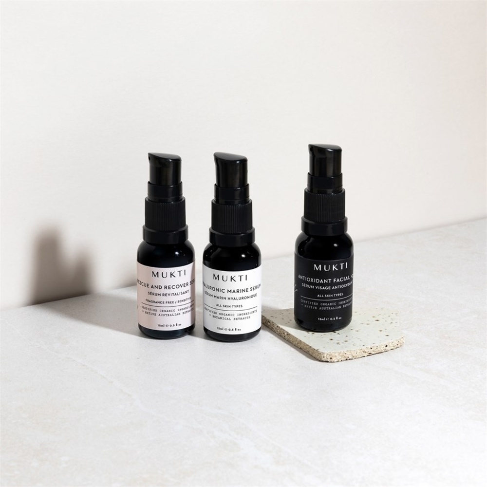 Mukti Organics Sensitive Mini Collection Soin visage