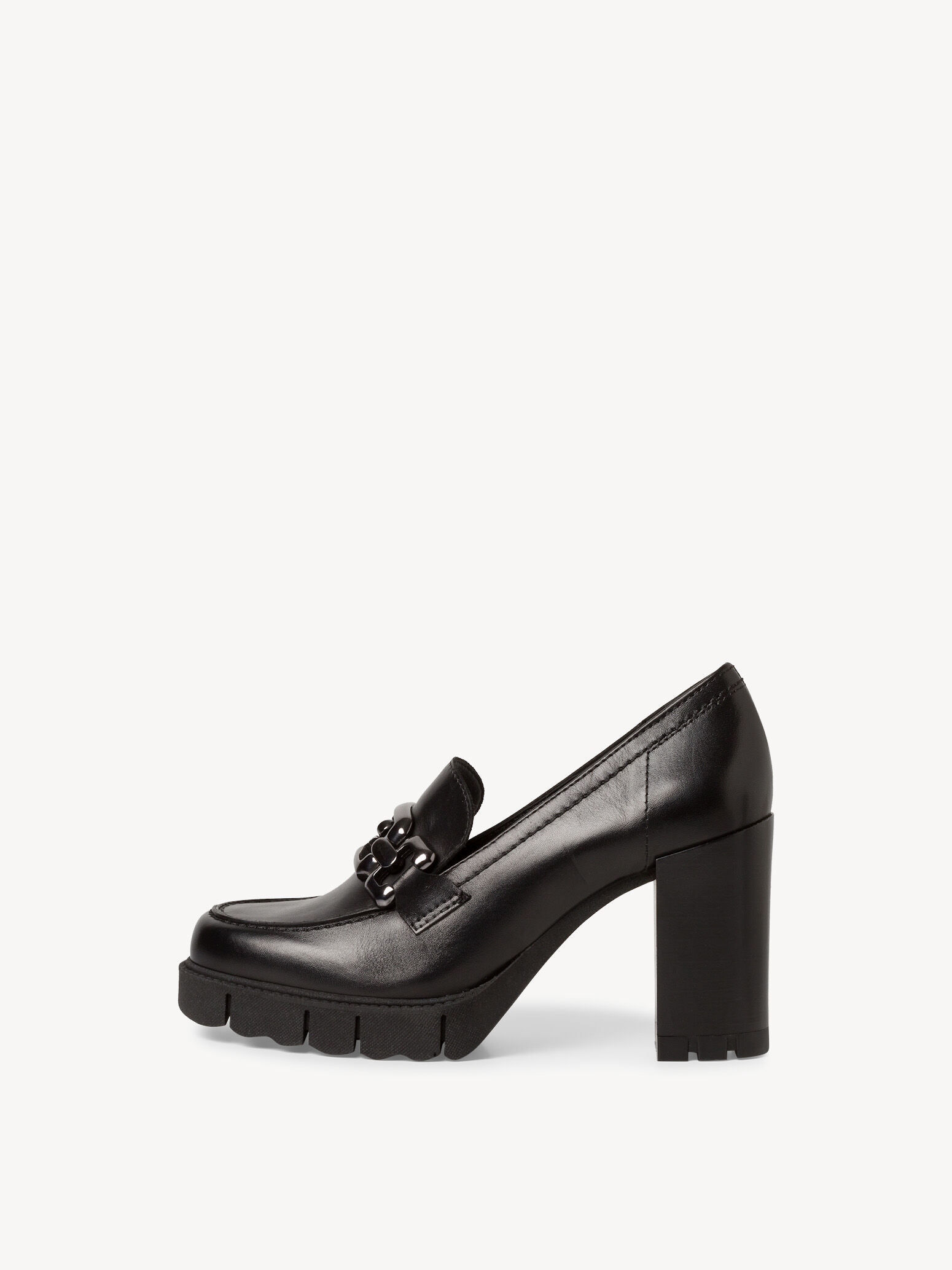 Trotteur en cuir - noir