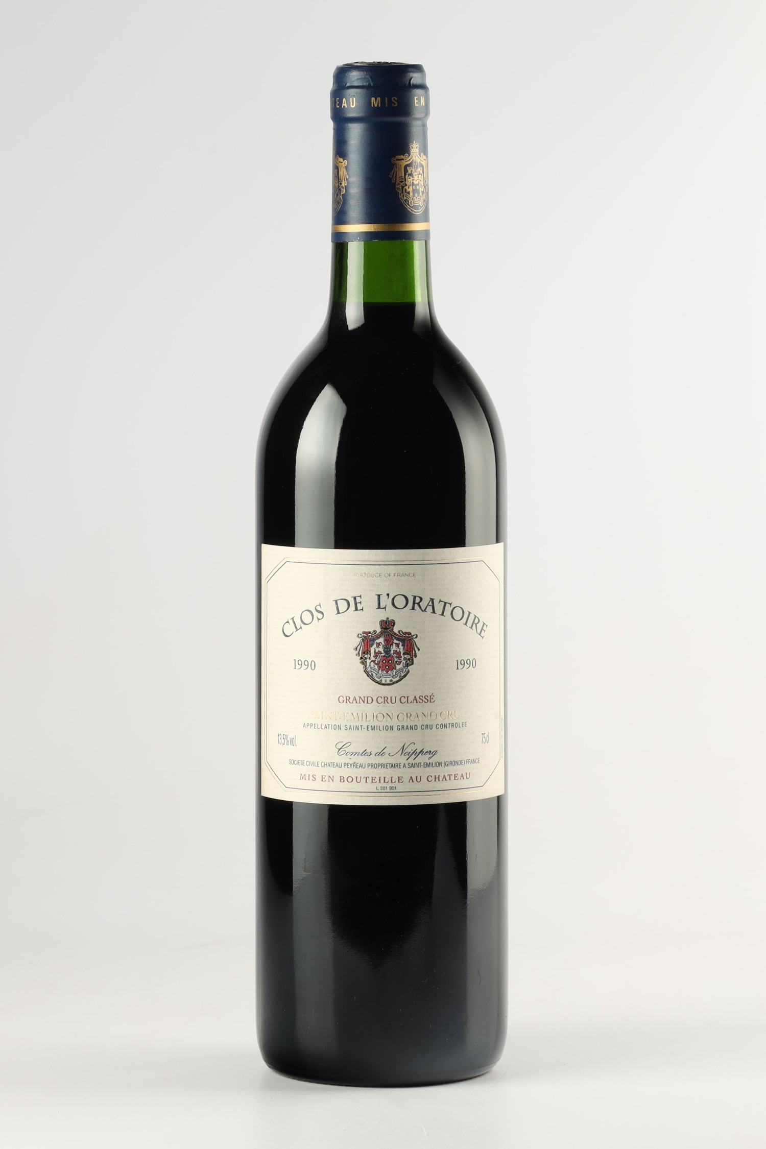Château Clos De L'oratoire 1990, Saint Emilion