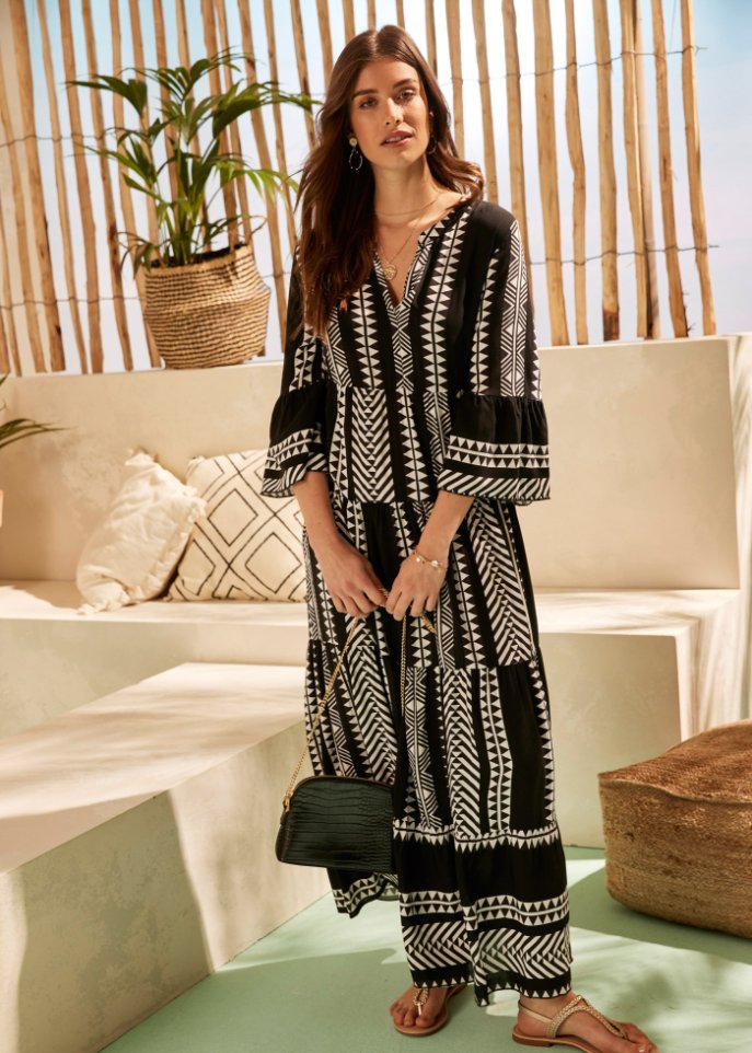 Maxikleid mit Druck